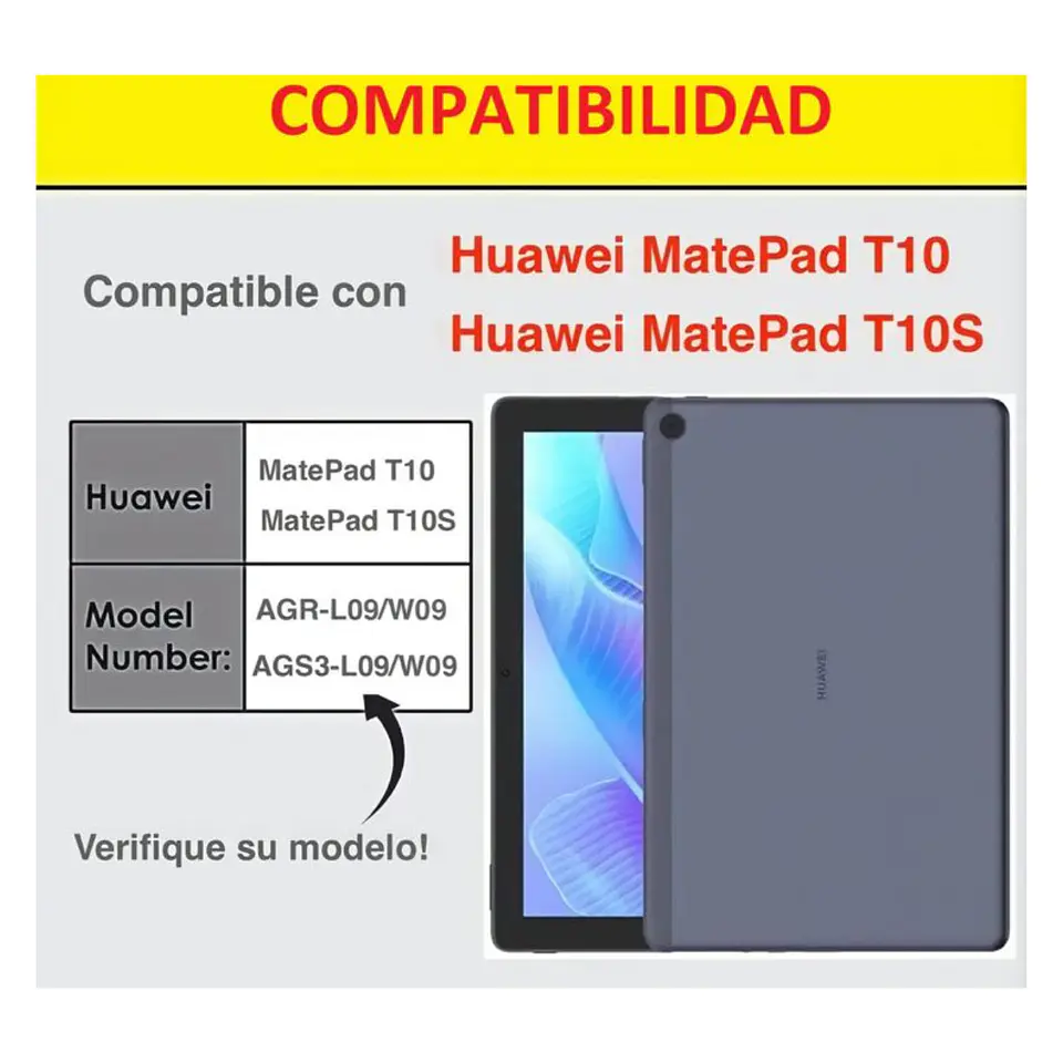 Lámina Mica Vidrio Para Para Huawei Matepad T10 / T10s  3