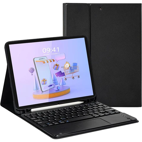 Funda Con Teclado Español Touchpad Para iPad Air 10.9 4ta 5ta Generacion 