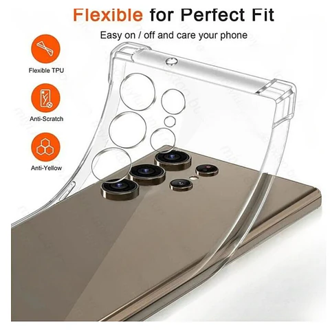 Carcasa Transparente Para Samsung Galaxy S24 Ultra