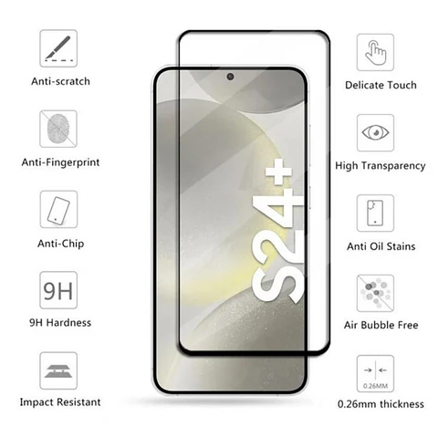 Lámina de Vidrio Completa Para Samsung S24 Plus