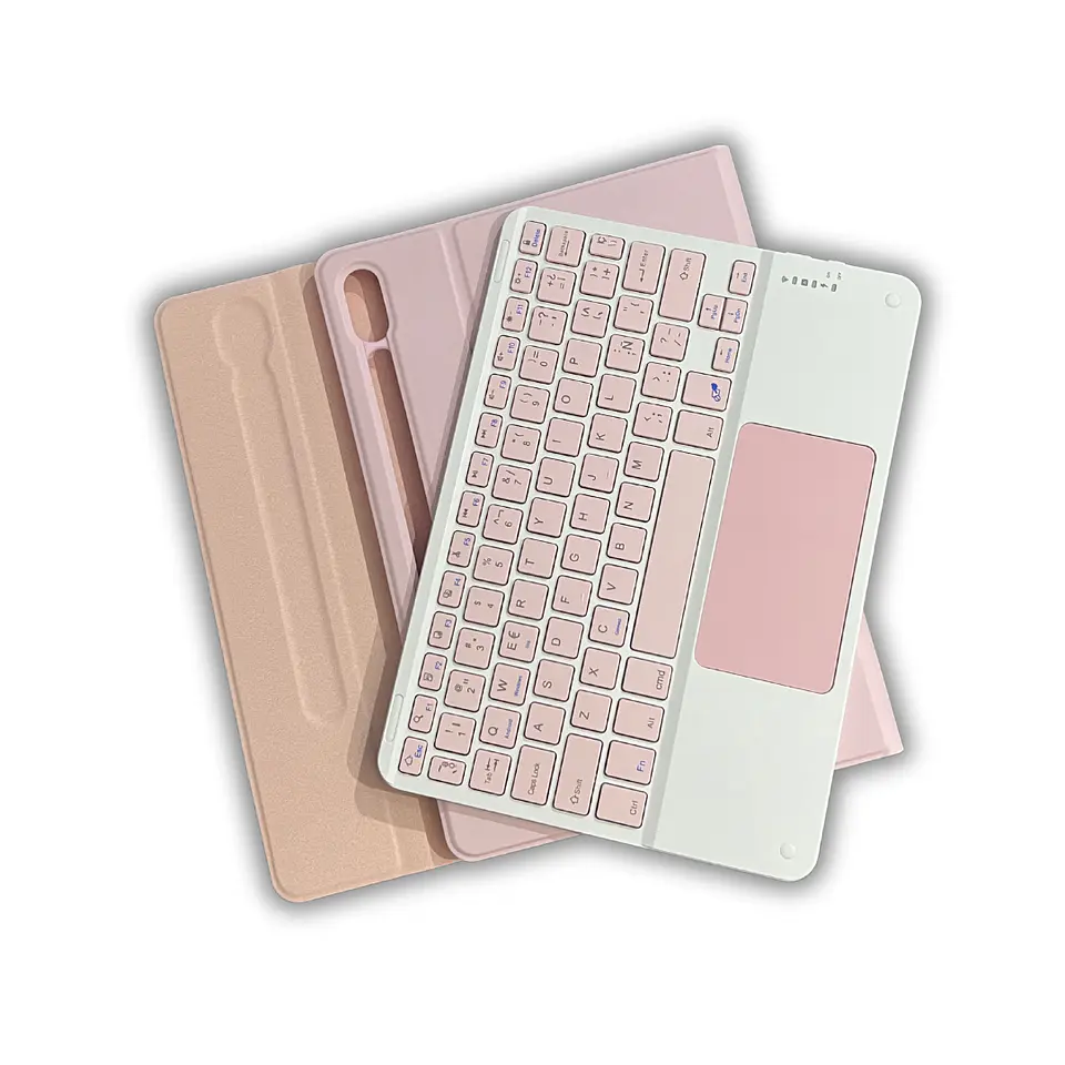 Funda Con Teclado Español Touchpad Para Samsung Galaxy S9 / S9 Fe 10.9
