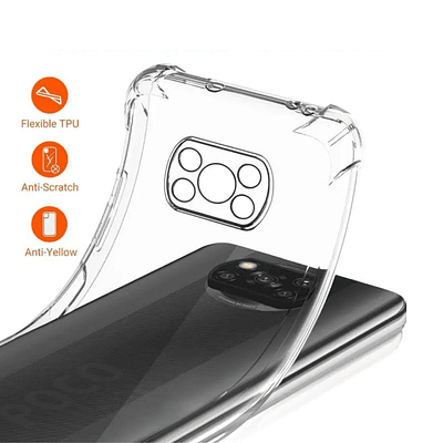 Carcasa Transparente Antishock Para Xiaomi Poco X3 / X3 Pro