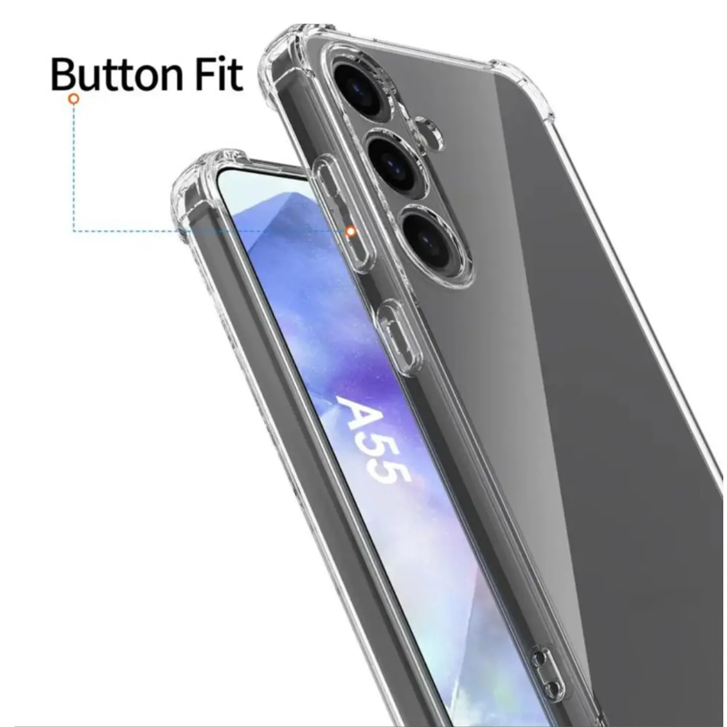 Carcasa Transparente Para Samsung Galaxy A55 6