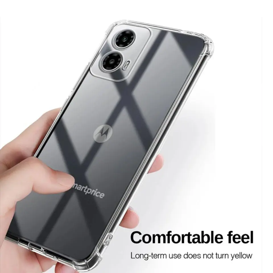 Carcasa Transparente Reforzado Para Motorola G34 4