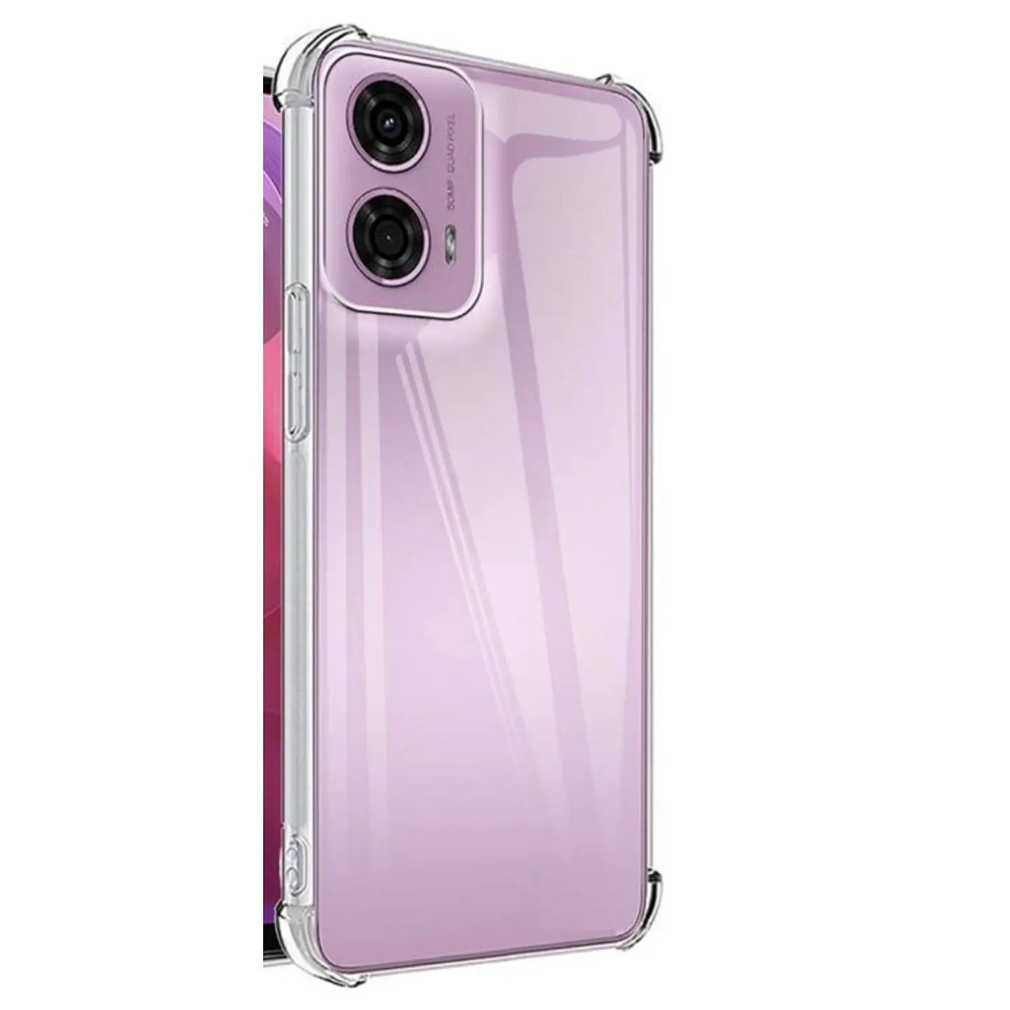 Carcasa Transparente Reforzado Para Motorola G24 Power 1