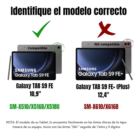 Funda Antigolpes Armadura 360 Para Samsung Galaxy Tab S9 / S9 Fe 10.9" 