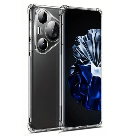 Carcasa Transparente Reforzado Para Huawei P70 Pro