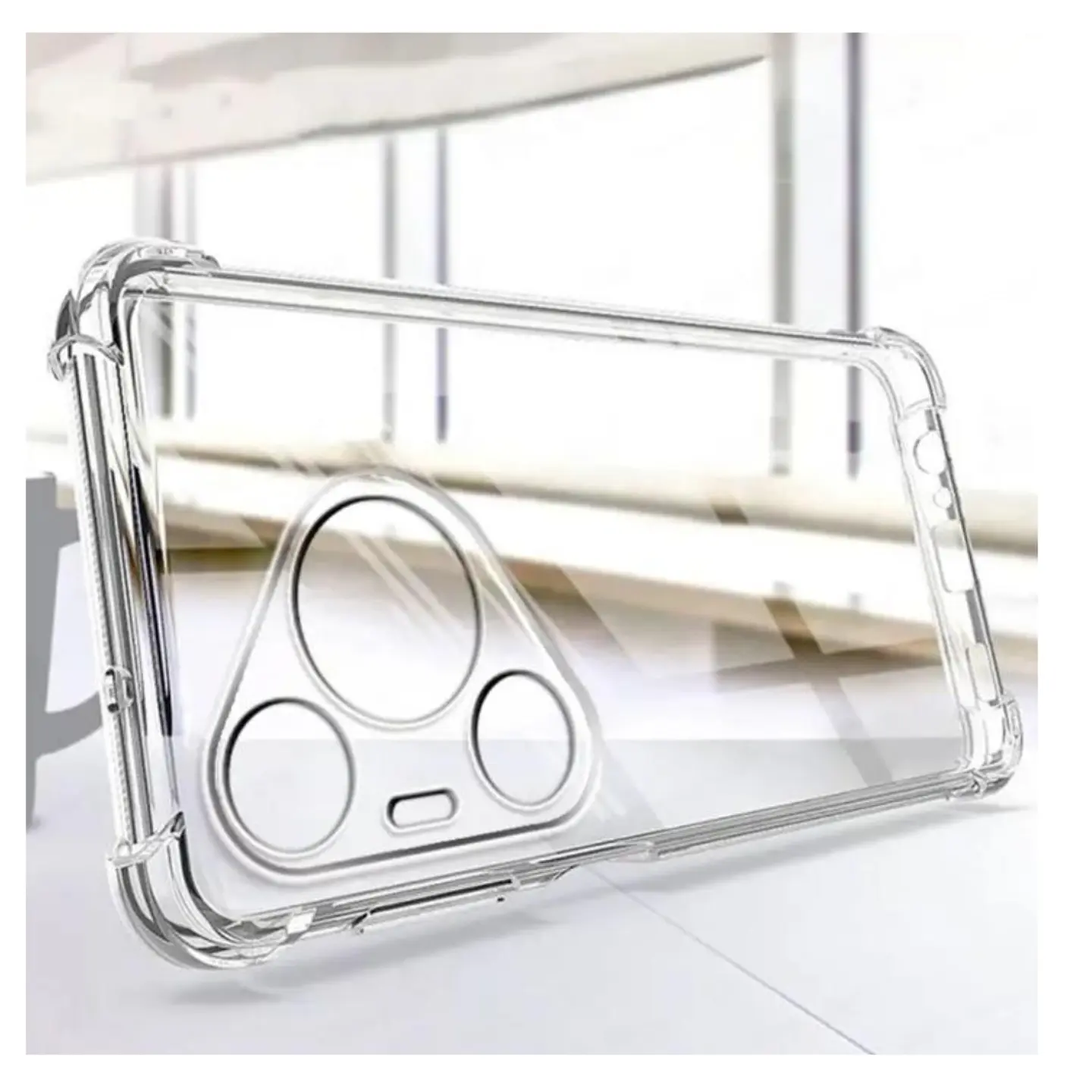 Carcasa Transparente Reforzado Para Huawei P70 Pro 4