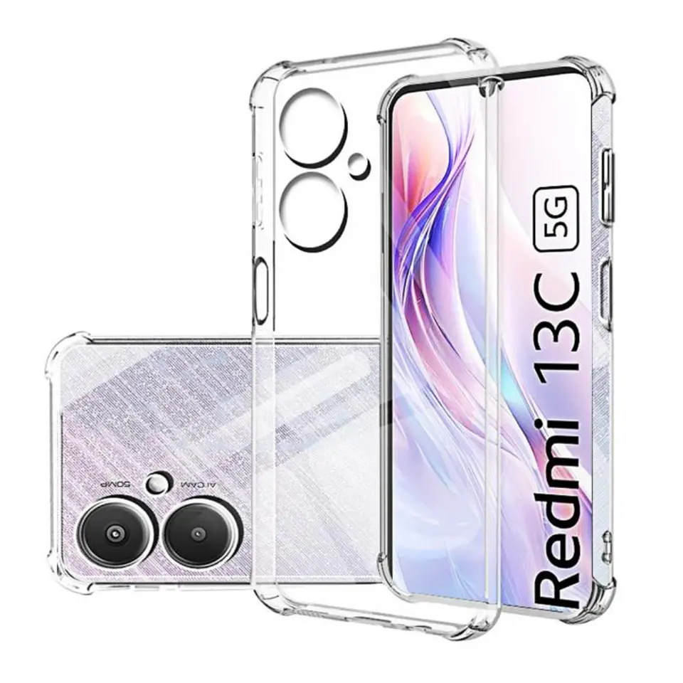 Carcasa Transparente Reforzado Para Xiaomi Redmi 13C 5G 1