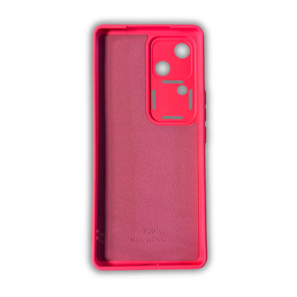 Carcasa Para Vivo V30 Silicona Unicolor  9
