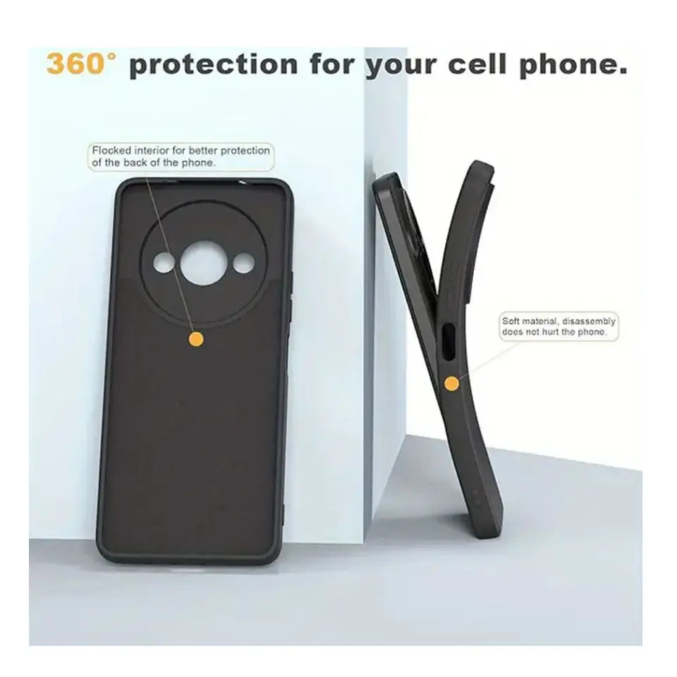 Carcasa Silicona color Para Xiaomi Redmi A3  4