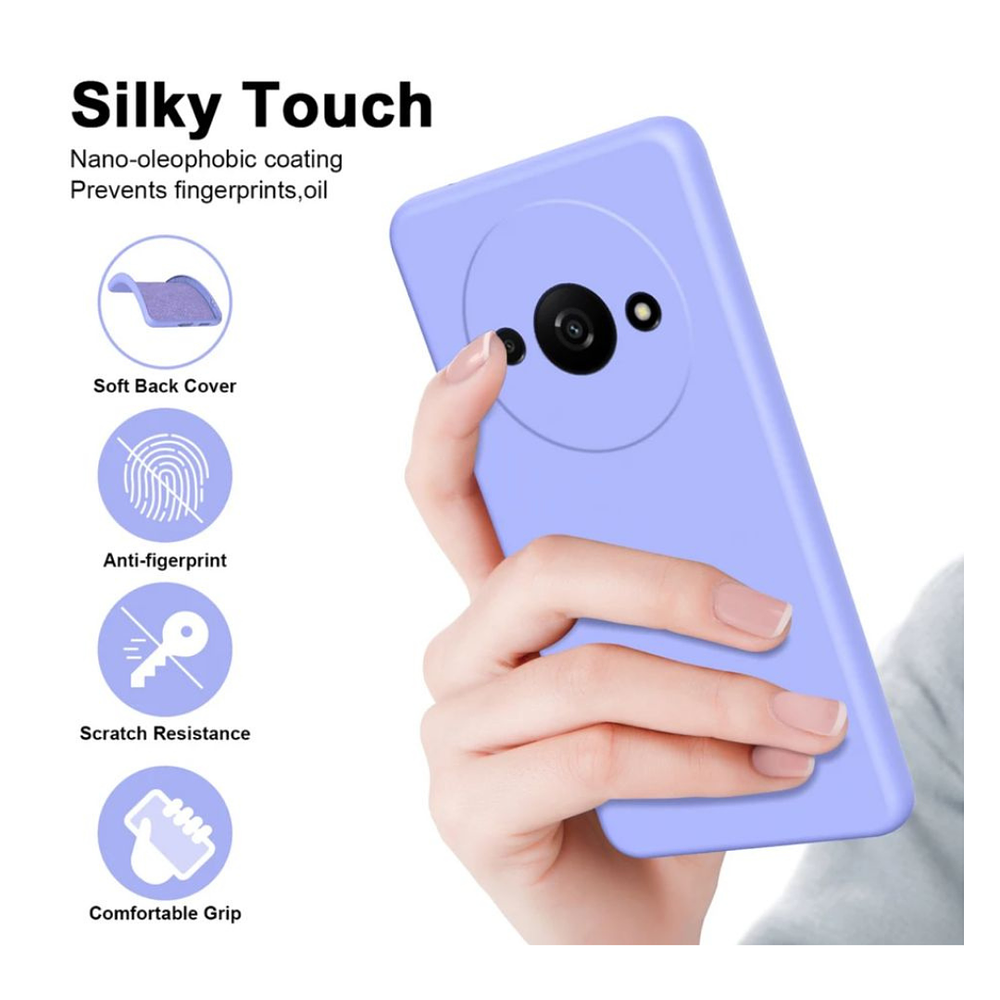 Carcasas Para Xiaomi Redmi A3 Silicona Unicolor 