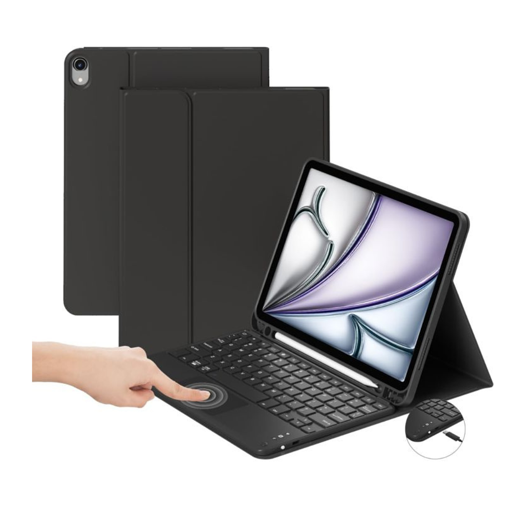 Funda Con Teclado y Touchpad (mouse) iPad Air 6 M2 2024