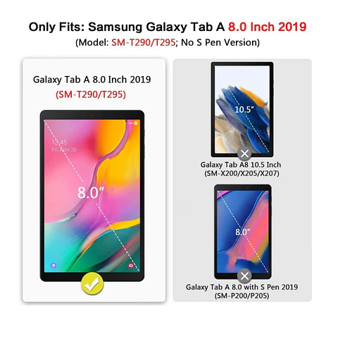 Lámina Mica Vidrio para Samsung Tab A8 T290 / T295