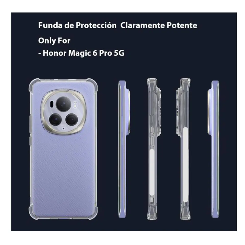 Carcasa Transparente Para Honor Magic 6 Pro 3