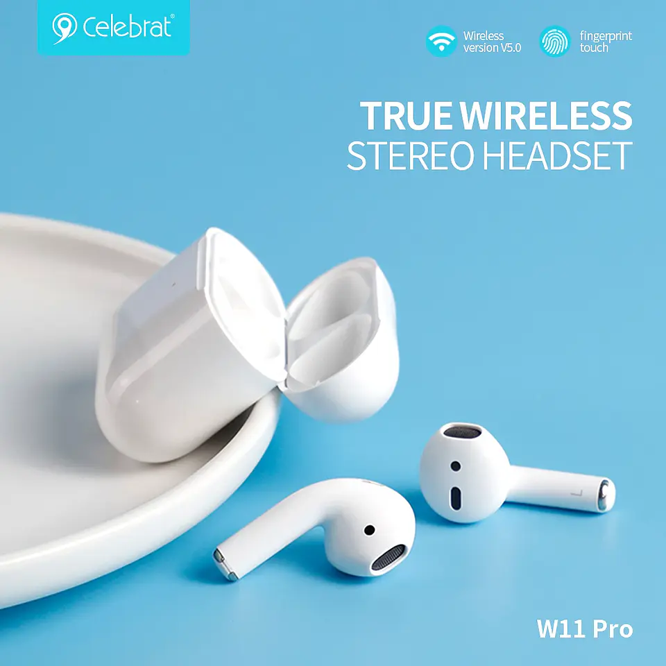 Audífonos inalámbricos Celebrat W11 Pro 3