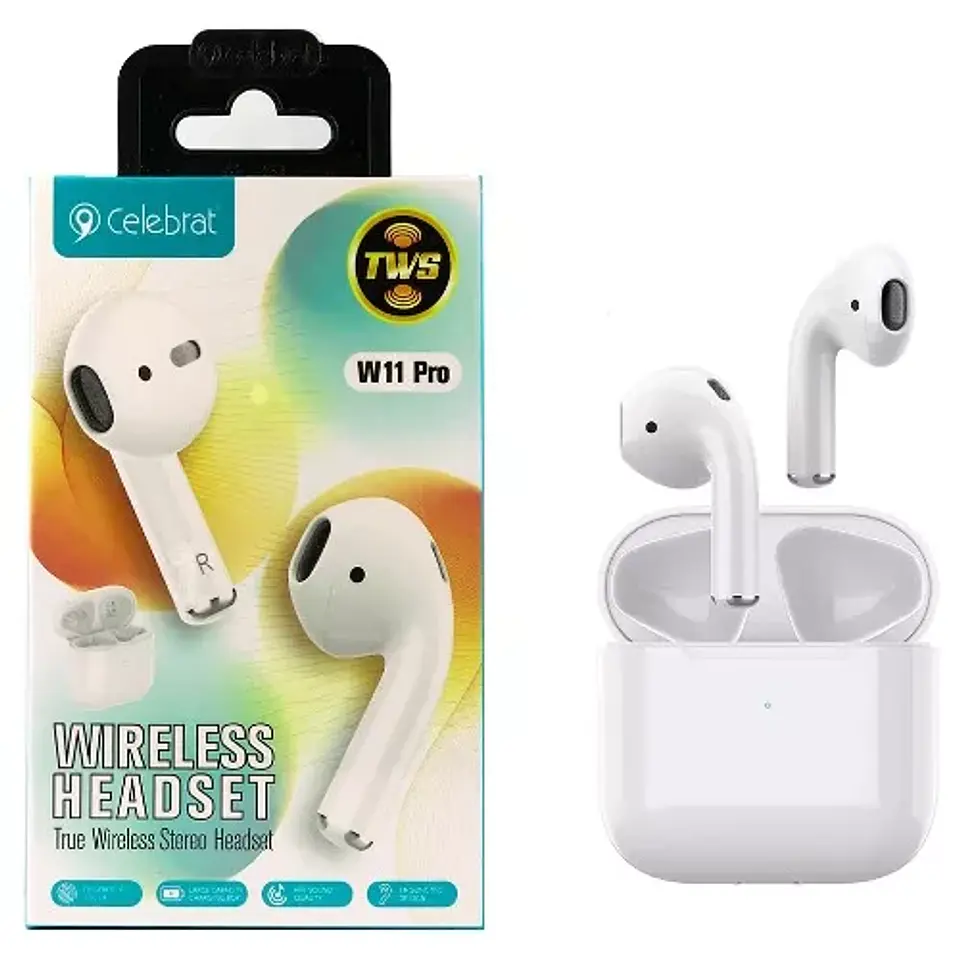 Audífonos inalámbricos Celebrat W11 Pro 1