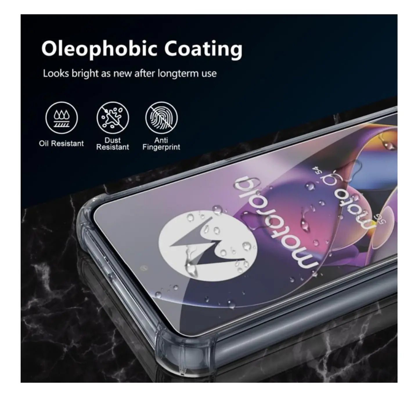 Carcasa Transparente Para Motorola G54  4