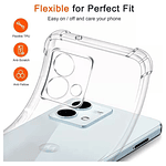 Carcasa Transparente Reforzado Para Motorola G84