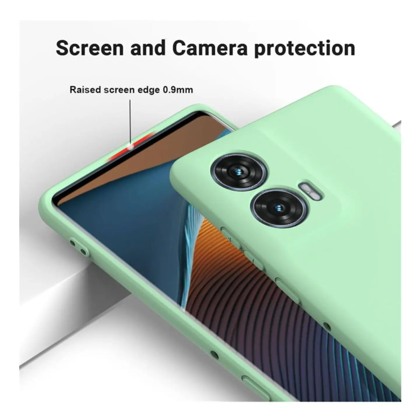 Carcasas Silicona Color Para Motorola Edge 50 Fusion 9