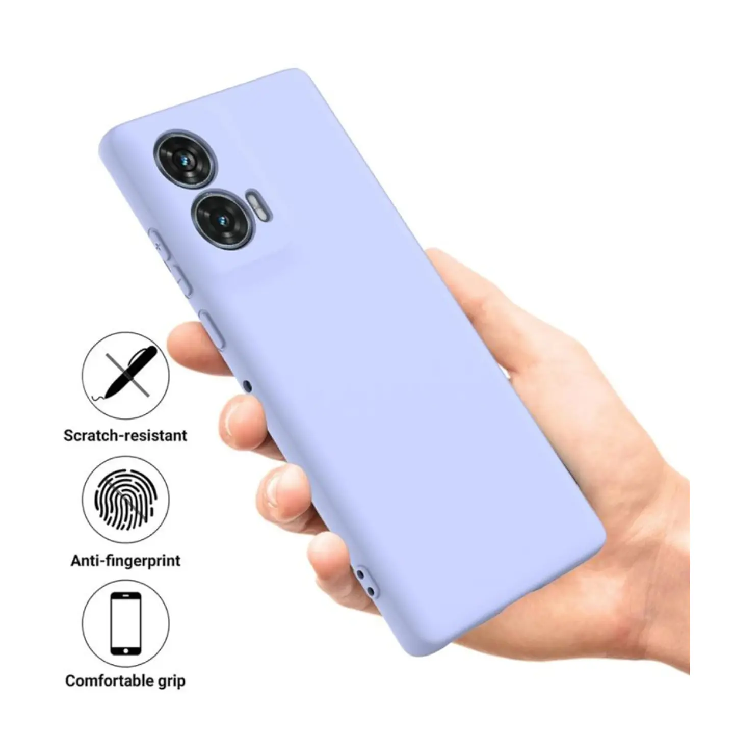 Carcasas Silicona Color Para Motorola Edge 50 Fusion 16