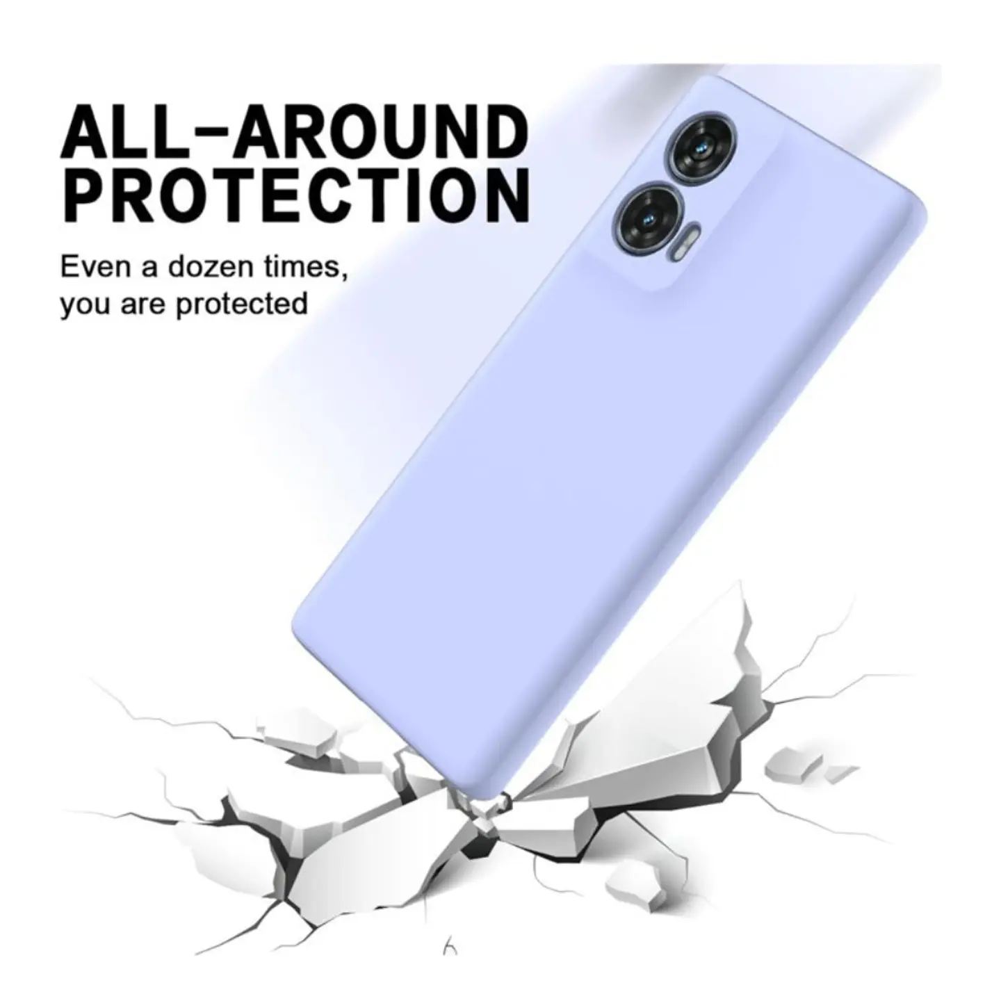 Carcasas Silicona Color Para Motorola Edge 50 Fusion 17