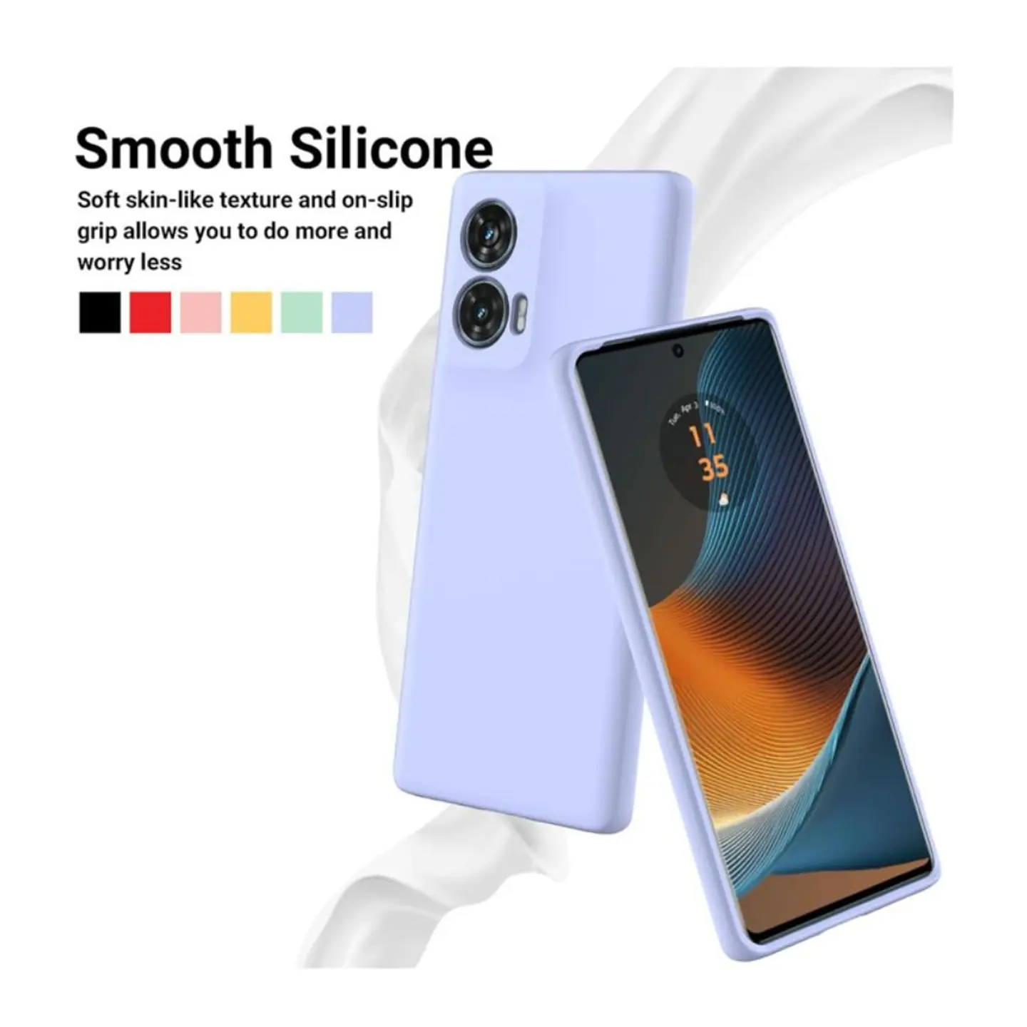 Carcasas Silicona Color Para Motorola Edge 50 Fusion 18
