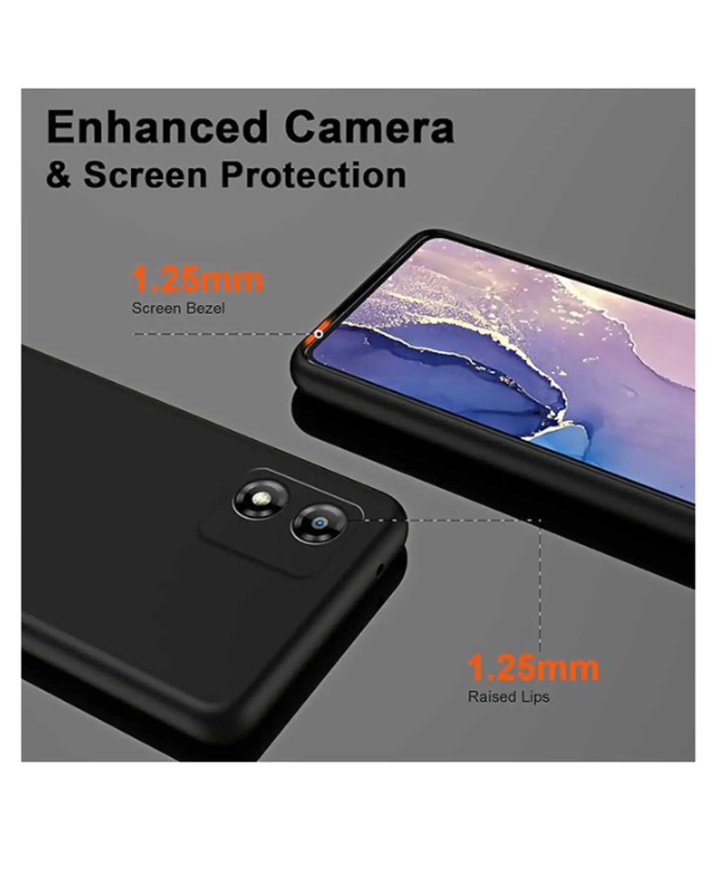 Carcasa Silicona color para Motorola E13  4