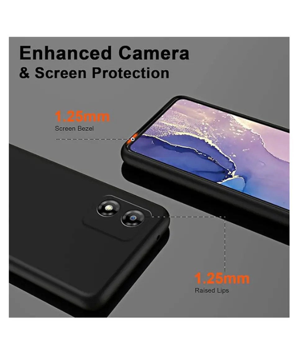 Carcasa Silicona color para Motorola E13  4