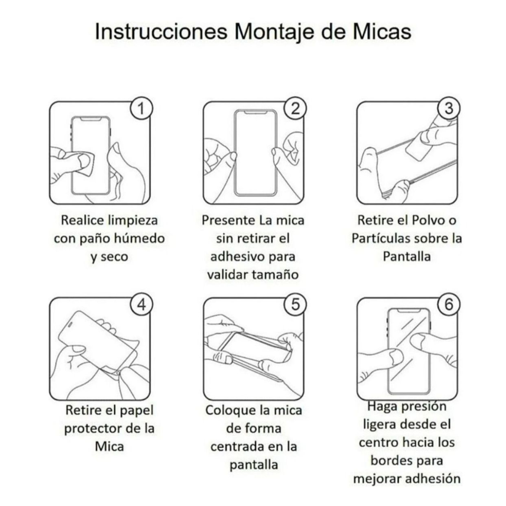 Lamina Mica Vidrio Completa Para Motorola G24