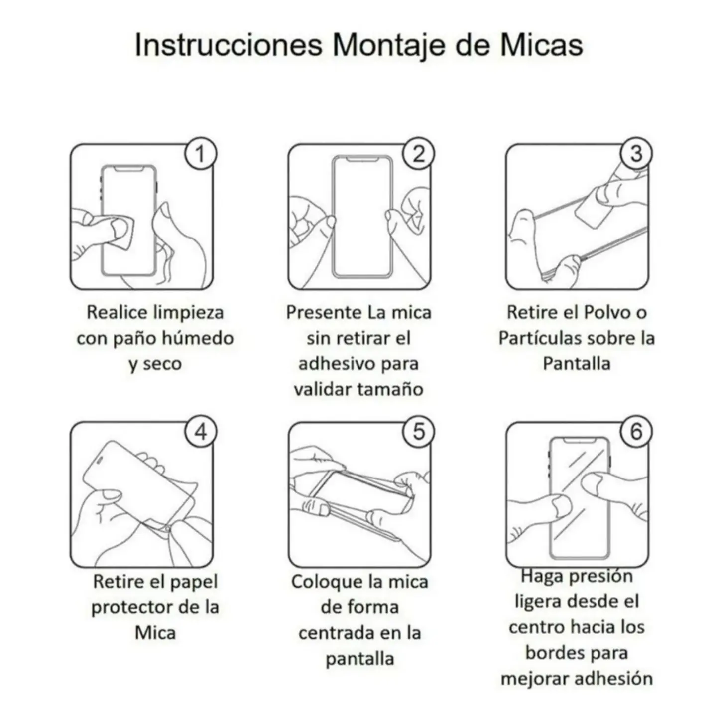 Lámina de Vidrio Completa Para Motorola G24 3