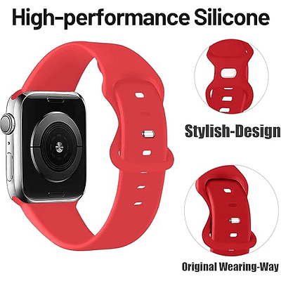 Correa Silicona Para Apple Watch 42/44/45 MM 