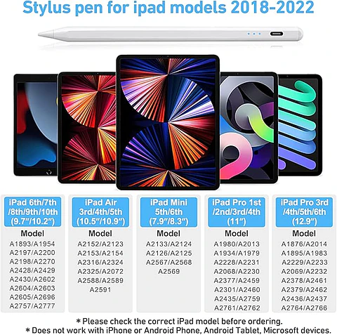 Lápiz Óptico Para iPad Rechazo de Palma (+2018)