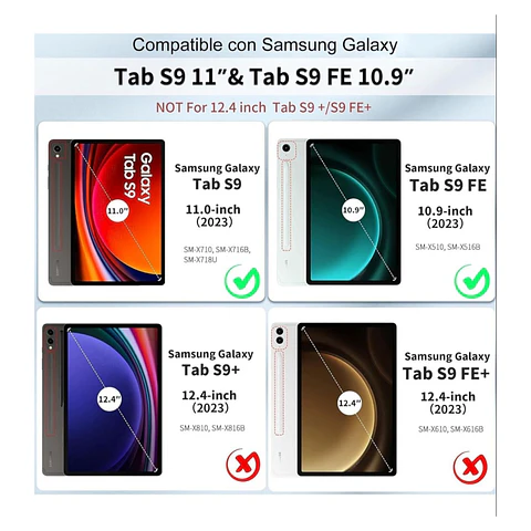 Carcasa Infantil Para Samsung Tab Galaxy S7 / S8 "11"