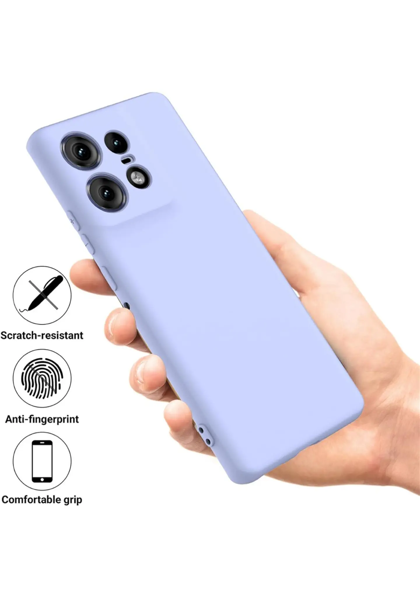 Carcasas Silicona Color Para Motorola Edge 50 Pro  8
