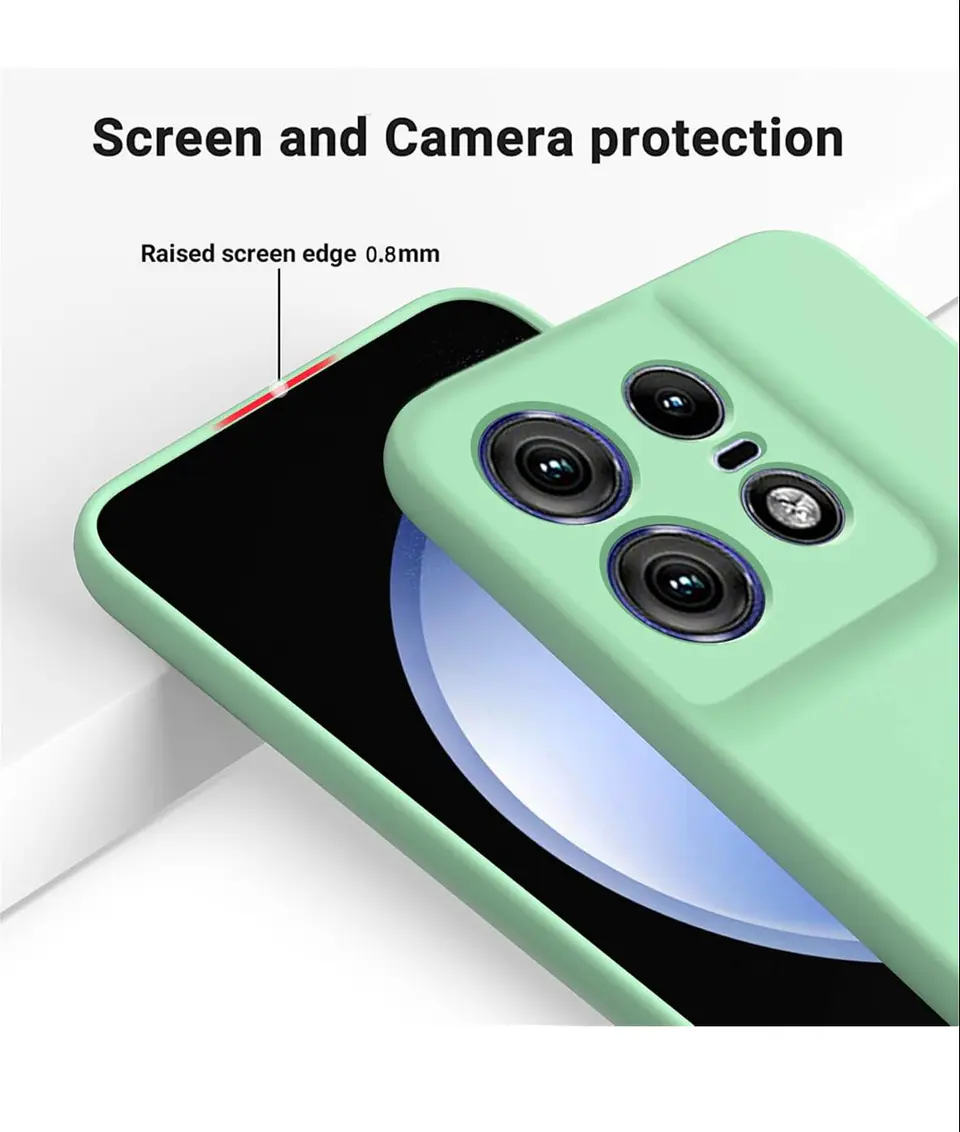 Carcasas Silicona Color Para Motorola Edge 50 Pro  19