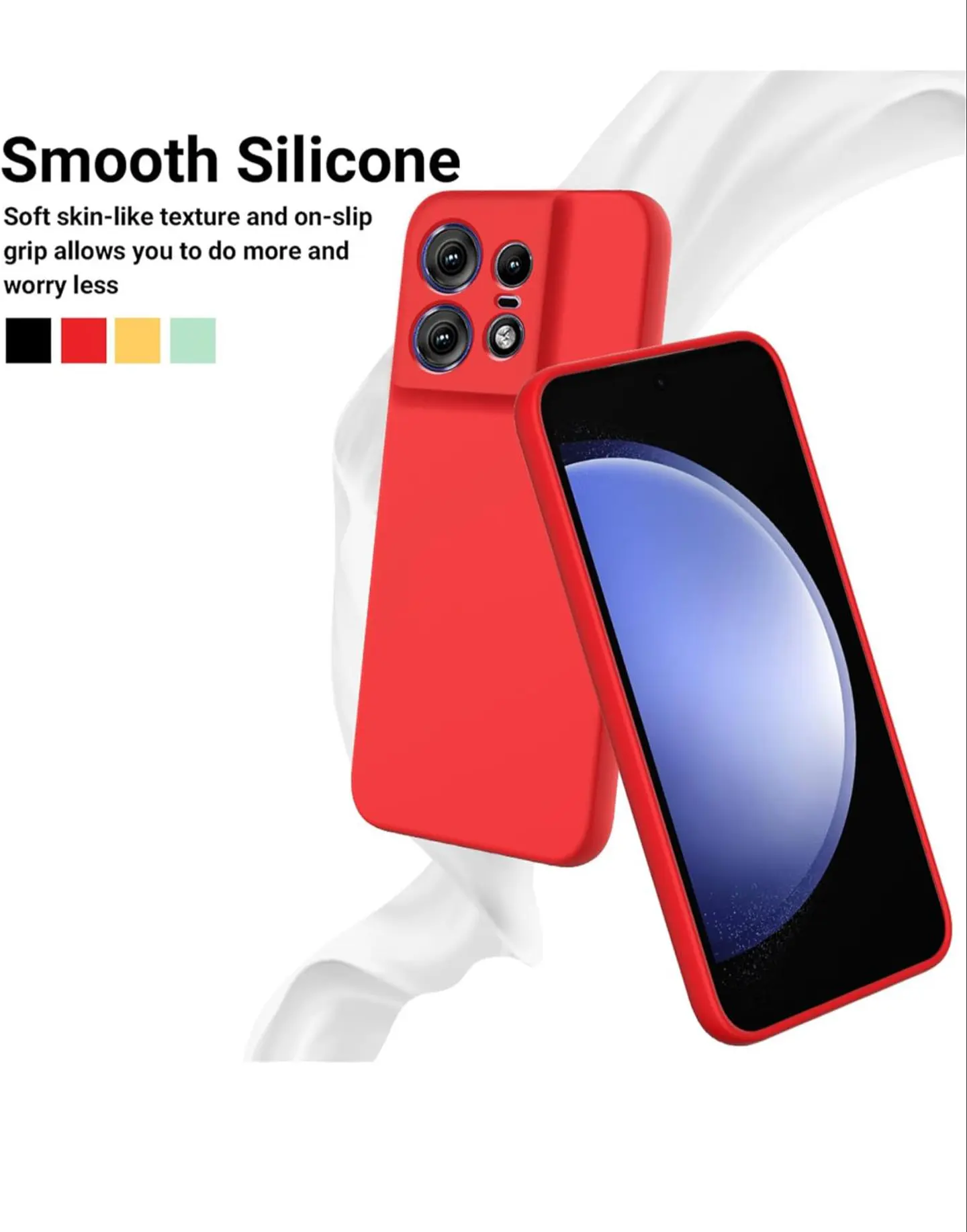 Carcasas Silicona Color Para Motorola Edge 50 Pro  16