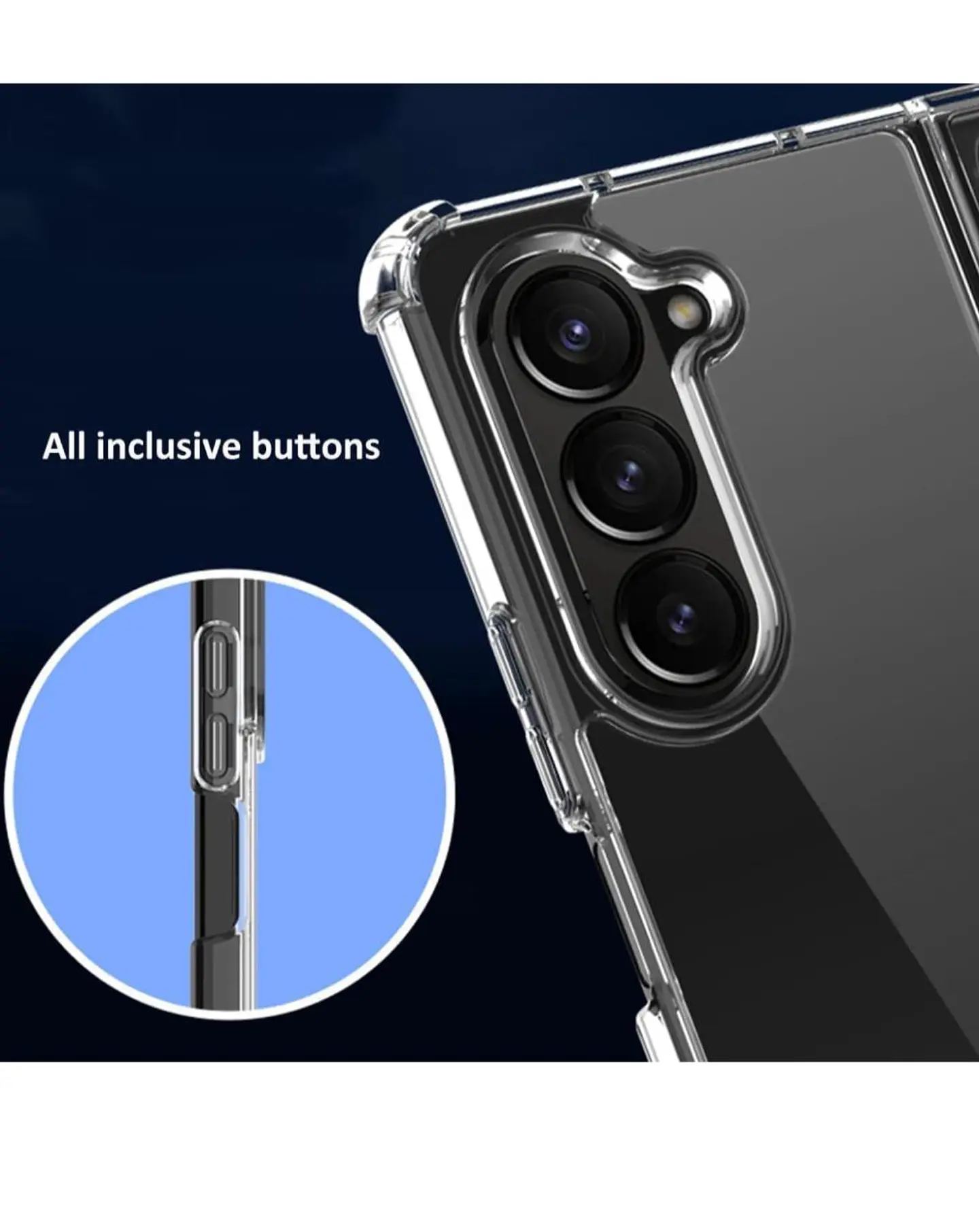 Carcasa Transparente Para Samsung Galaxy Z Fold 6 4