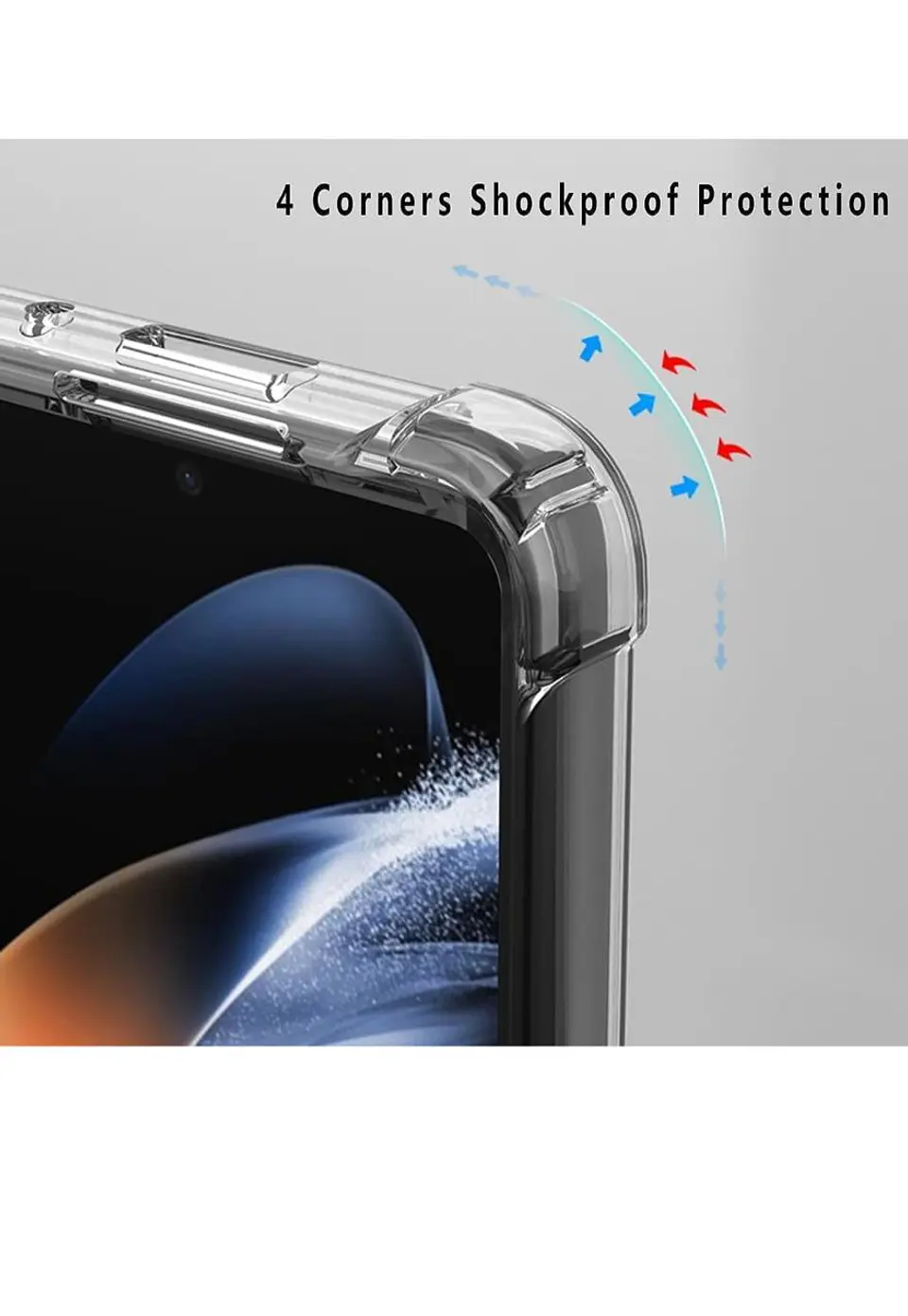 Carcasa Transparente Para Samsung Galaxy Z Fold 6 5