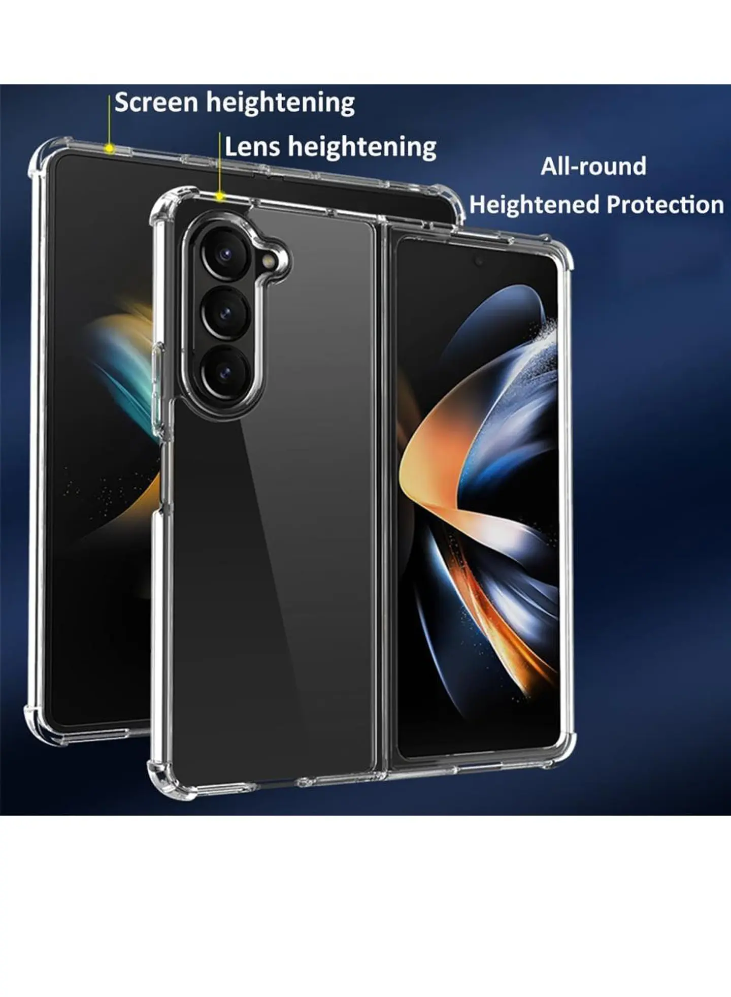 Carcasa Transparente Para Samsung Galaxy Z Fold 6 7