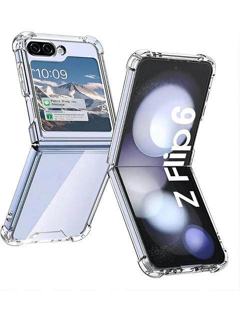 Carcasa Transparente Reforzado Para Samsung Galaxy Z Flip 6
