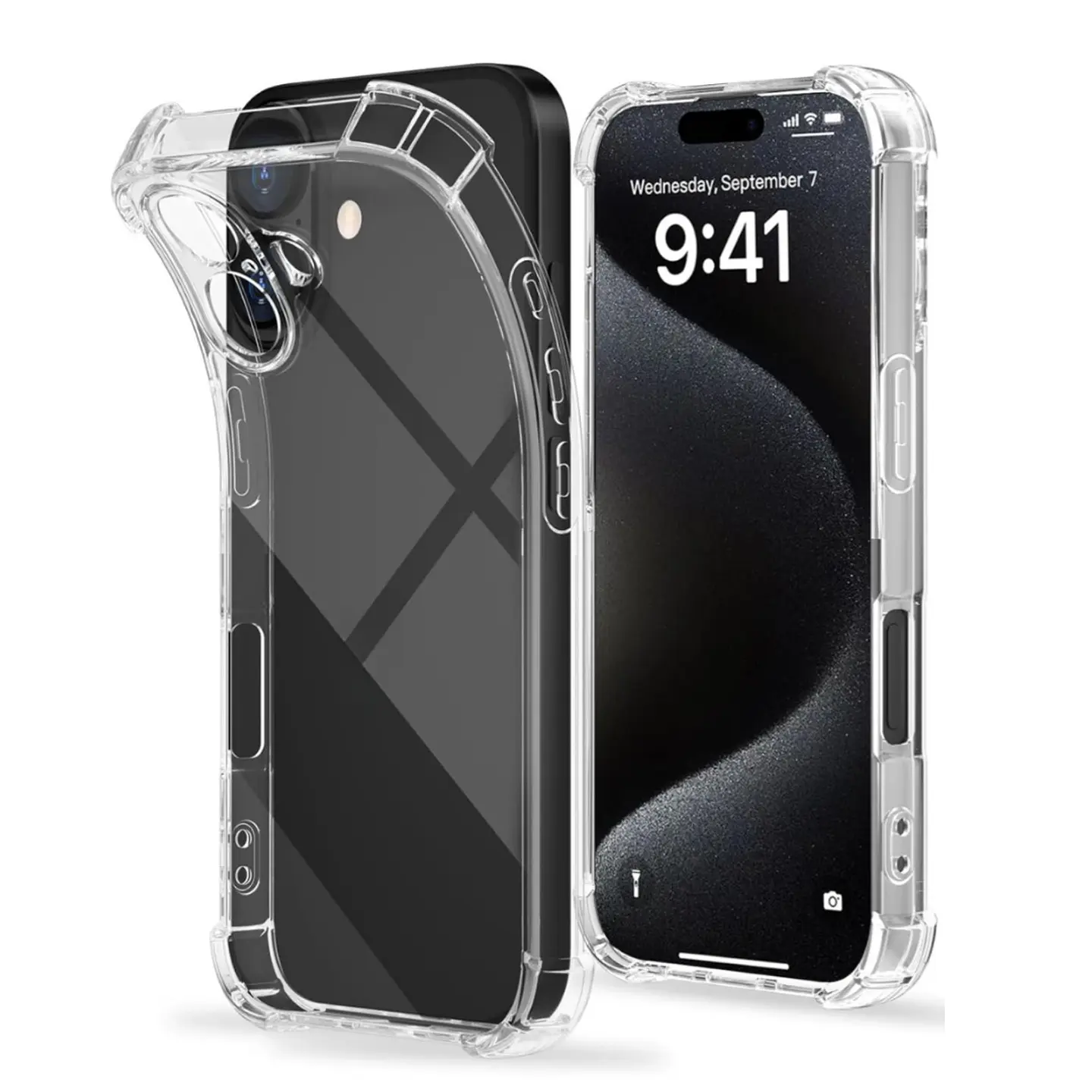 carcasa Transparente Para iPhone 16 Plus 1