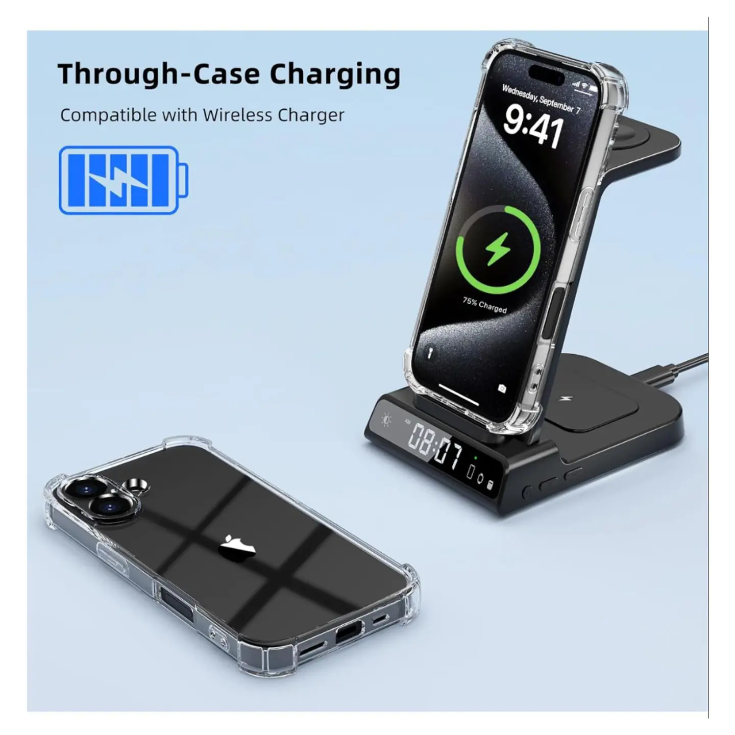 carcasa Transparente Para iPhone 16 Plus 6