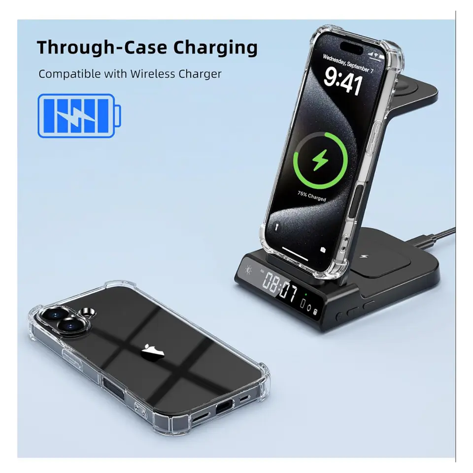carcasa Transparente Para iPhone 16 Plus 6