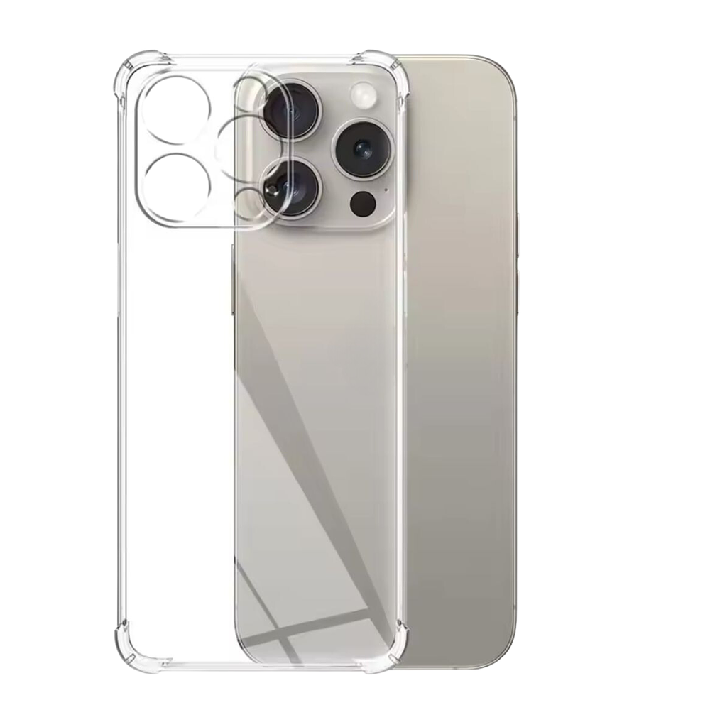 Carcasa Transparente Con Protección Cámara Para iPhone 16 Pro Max