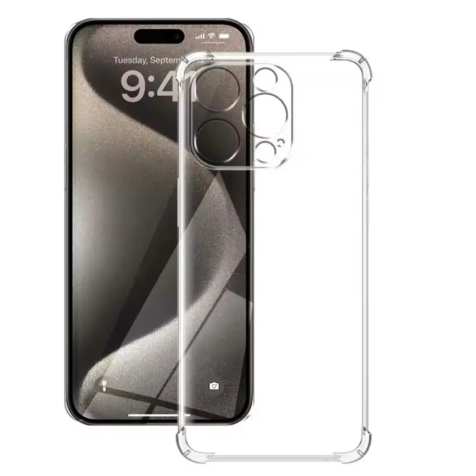 Carcasa Transparente Para iPhone 16 Pro  3