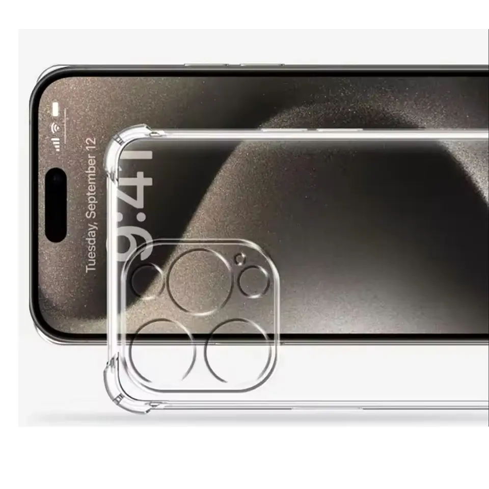 Carcasa Transparente Para iPhone 16 Pro  4