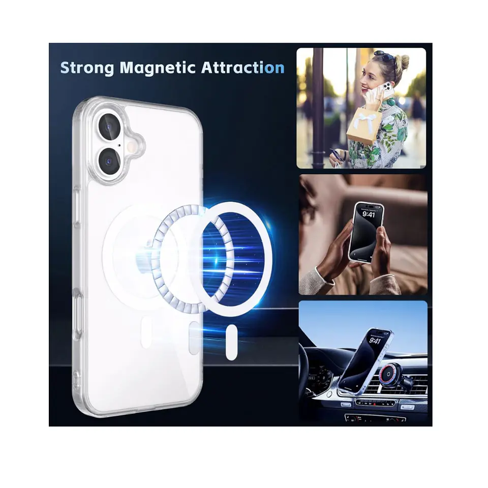 Carcasa Magnética Magsafe Para iPhone 16  3