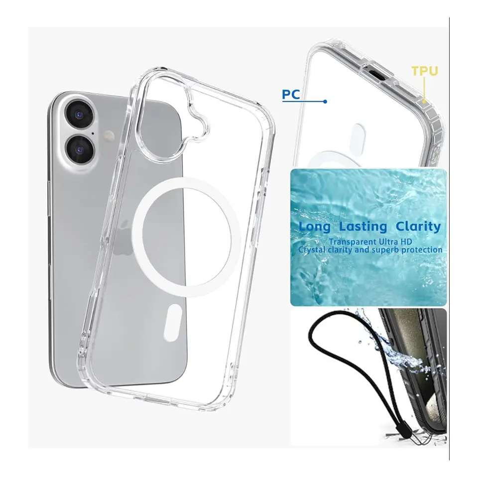 Carcasa Magnética Magsafe Para iPhone 16  4