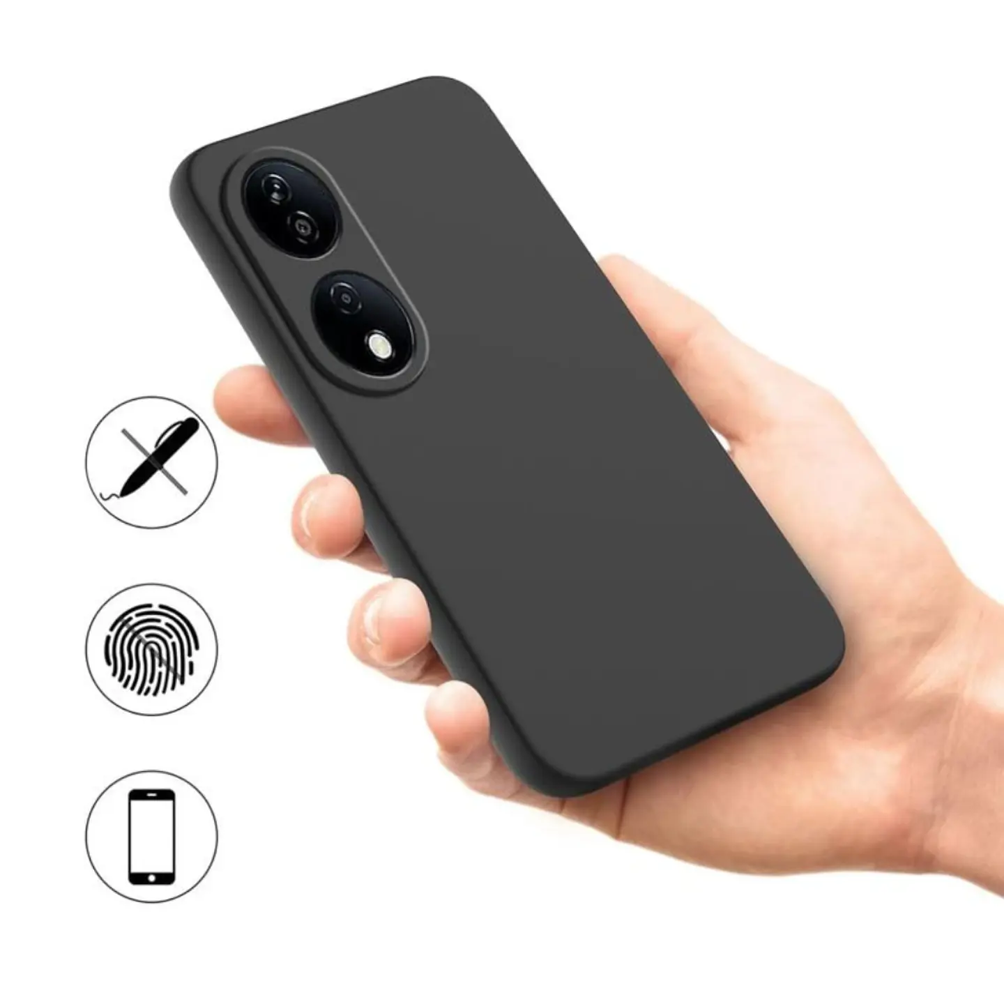 Carcasa Silicona Color Para Honor 90 Smart  3